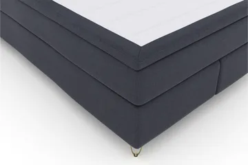Select No 5 Komplet Sengepakke 160x200 Fast/Medium Latex - Blå/Metal V-form - Møbler - Senge - Komplet sengepakke