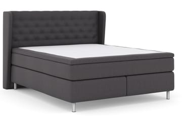 Select No 5 Komplet Sengepakke 180x200 Fast/Medium Latex - Mørkegrå/Metal - Møbler - Senge - Komplet sengepakke