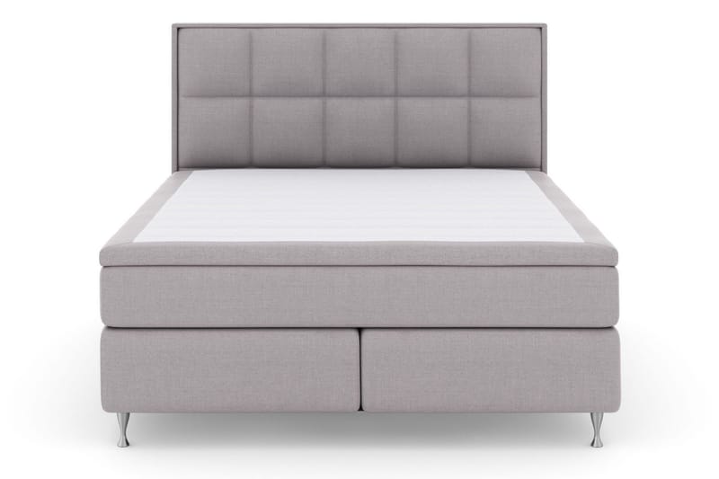 Select No 5 Komplet Sengepakke 210x210 Fast Latex - Lysegrå/Sølv - Møbler - Senge - Komplet sengepakke