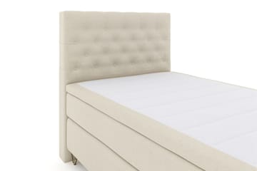 Select No 5 Kontinentalseng 120x200 hård Latex - Beige/metal V-Form - Møbler - Senge - Enkeltsenge