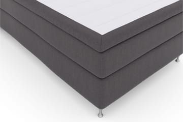 Select No 5 Kontinentalseng 120x200 hård Latex - mørkegrå/sølv - Møbler - Senge - Enkeltsenge