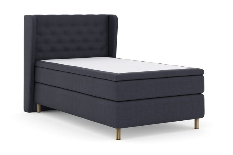Select No 6 Komplet Sengepakke 120x200 Fast Latex/Memory - Blå/Kobber - Møbler - Senge - Komplet sengepakke