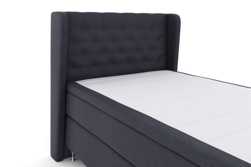 Select No 6 Komplet Sengepakke 120x200 Fast Watergel - Blå/Sølv - Møbler - Senge - Komplet sengepakke