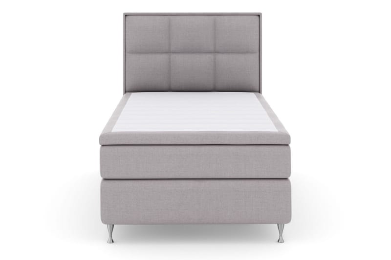 Select No 6 Komplet Sengepakke 120x200 Medium Memory/Pocket - Lysegrå/Sølv - Møbler - Senge - Komplet sengepakke