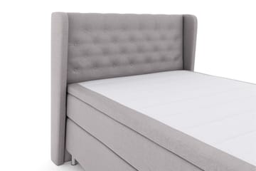 Select No 6 Komplet Sengepakke 140x200 F/M Latex/Memory - Lysegrå/Metal - Møbler - Senge - Komplet sengepakke