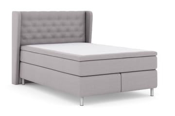 Select No 6 Komplet Sengepakke 140x200 F/M Latex/Memory - Lysegrå/Metal - Møbler - Senge - Komplet sengepakke
