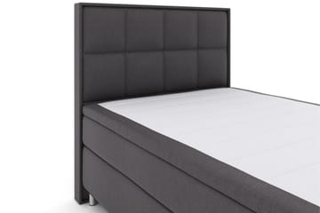 Select No 6 Komplet Sengepakke 140x200 F/M Latex/Memory - Mørkegrå/Metal - Møbler - Senge - Komplet sengepakke