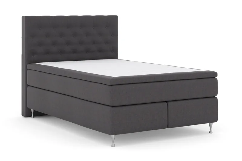 Select No 6 Komplet Sengepakke 140x200 F/M Latex/Memory - Mørkegrå/Sølv - Møbler - Senge - Komplet sengepakke