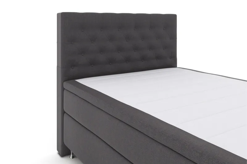 Select No 6 Komplet Sengepakke 140x200 F/M Latex/Memory - Mørkegrå/Sølv - Møbler - Senge - Komplet sengepakke
