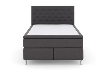 Select No 6 Komplet Sengepakke 140x200 F/M Latex/Memory - Mørkegrå/Sølv - Møbler - Senge - Komplet sengepakke