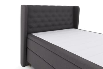 Select No 6 Komplet Sengepakke 140x200 Medium Latex/Memory - Mørkegrå/Metal V-form - Møbler - Senge - Komplet sengepakke