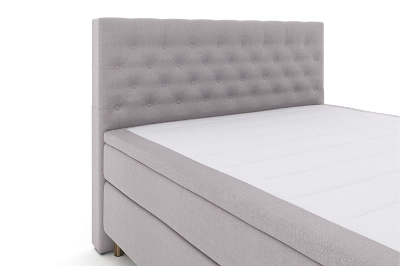 Select No 6 Komplet Sengepakke 160x200 F/M Latex/Memory - Lysegrå/Kobber - Møbler - Senge - Komplet sengepakke