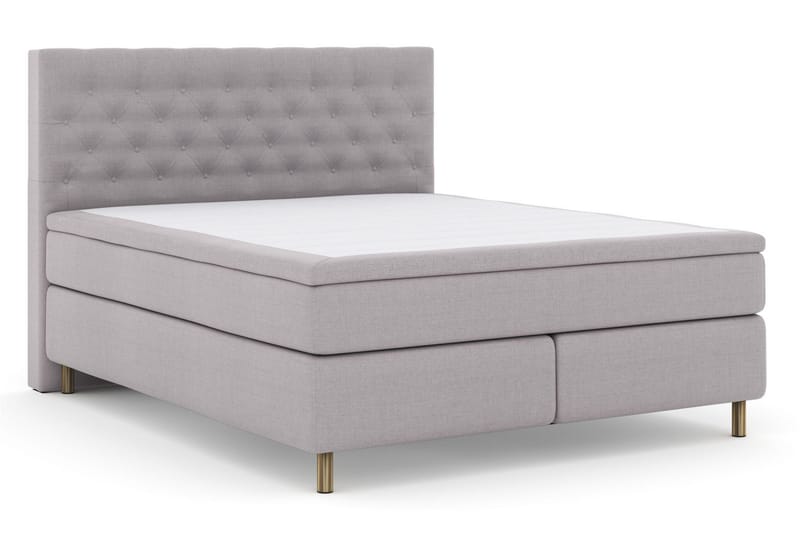 Select No 6 Komplet Sengepakke 160x200 F/M Latex/Memory - Lysegrå/Kobber - Møbler - Senge - Komplet sengepakke