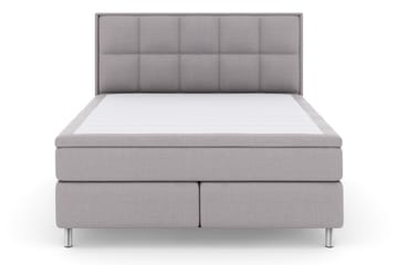 Select No 6 Komplet Sengepakke 160x200 F/M Latex/Memory - Lysegrå/Metal - Møbler - Senge - Komplet sengepakke