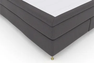 Select No 6 Komplet Sengepakke 160x200 Medium Watergel - Mørkegrå/Guld - Møbler - Senge - Komplet sengepakke