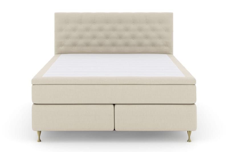 Select No 6 Komplet Sengepakke 180x200 Medium Memory/Pocket - Beige/Guld - Møbler - Senge - Komplet sengepakke