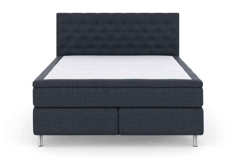 Select No 6 Komplet Sengepakke 180x200 Medium Memory/Pocket, Blå/Metal