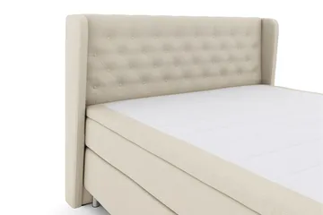 Select No 6 Komplet Sengepakke 210x210 Fast Watergel - Beige/Metal - Møbler - Senge - Komplet sengepakke