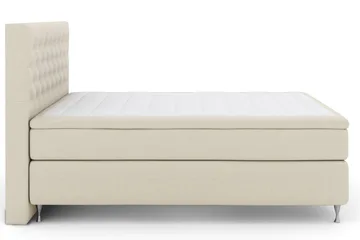 Select No 6 Komplet Sengepakke 210x210 F/M Memory/Pocket - Beige/Sølv - Møbler - Senge - Komplet sengepakke