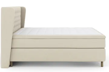 Sengegavl med Sider 210 cm - Beige
