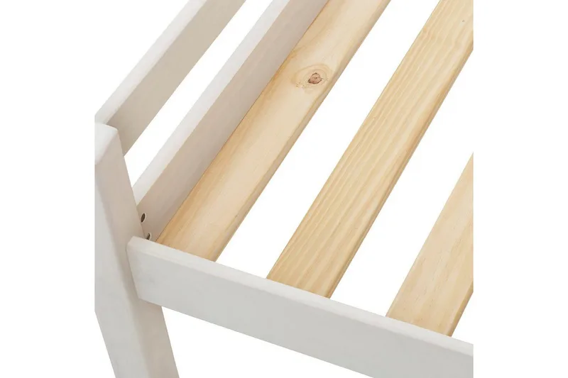 Seng Alpi 90x200 cm Hvid - Hvid - Møbler - Senge - Sengeramme & sengestel