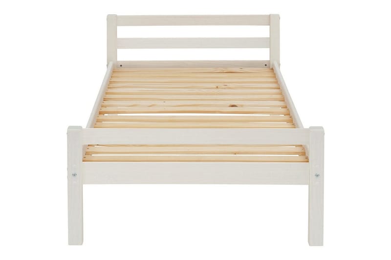 Seng Alpi 90x200 cm Hvid - Hvid - Møbler - Senge - Sengeramme & sengestel