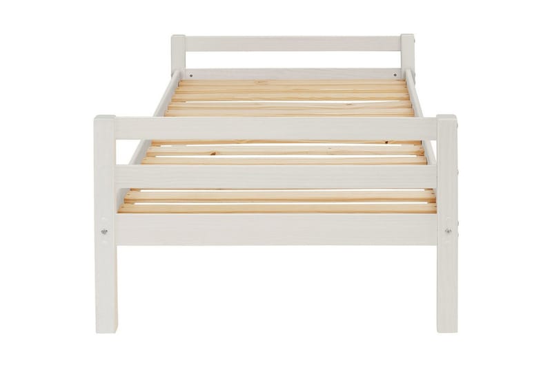 Seng Alpi 90x200 cm Hvid - Hvid - Møbler - Senge - Sengeramme & sengestel