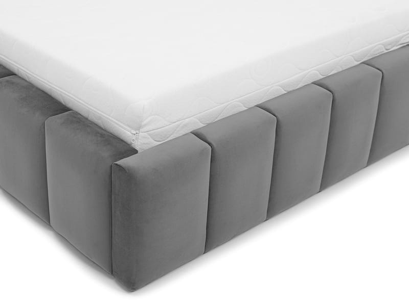 seng Amaro Velluto 02 140x200 - beige - Møbler - Senge - Sengeramme & sengestel