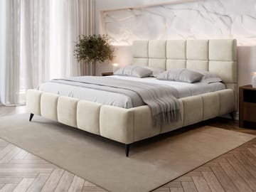 seng Amber Velluto 02 160x200 - beige - Møbler - Senge - Sengeramme & sengestel