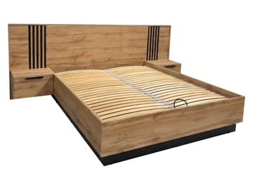 seng Bali lux brun, hvid - brun, hvid - Møbler - Senge - Sengeramme & sengestel