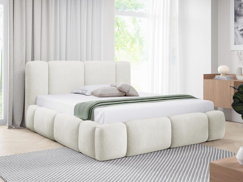 seng Bianco Lambi 01 180x200 - hvid - Møbler - Senge - Sengeramme & sengestel
