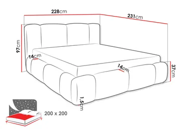 seng Bianco Lambi 01 200x200 - hvid - Møbler - Senge - Sengeramme & sengestel