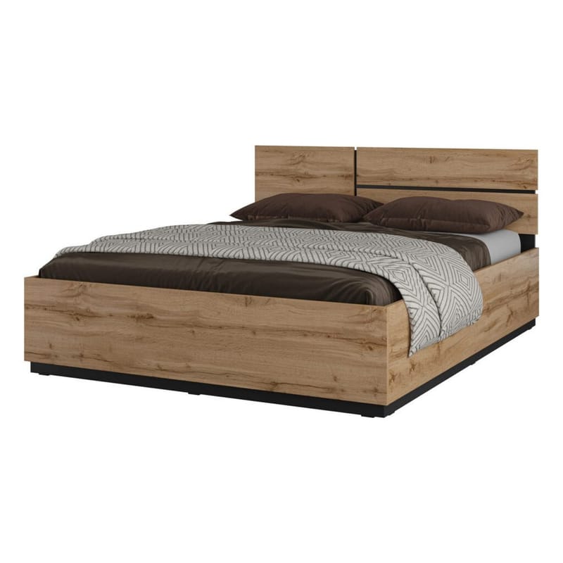 Seng Cross S - 160 cm, Wotan Eg - Møbler - Senge - Sengeramme & sengestel