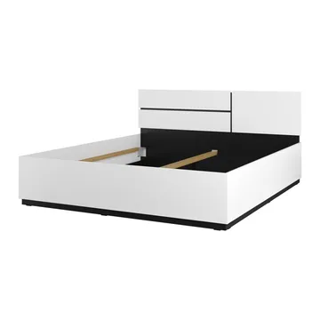 Seng Cross S - 180 cm, Hvid - Møbler - Senge - Sengeramme & sengestel