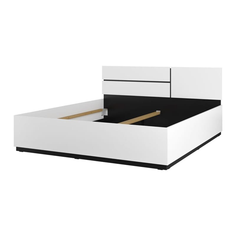Seng Cross S - 180 cm, Hvid - Møbler - Senge - Sengeramme & sengestel