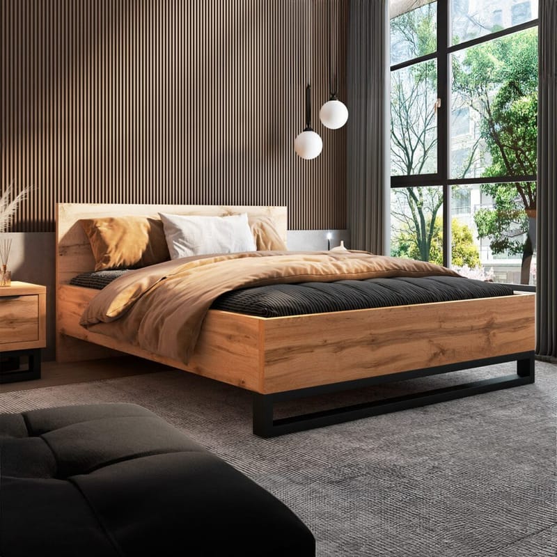 Seng Halle S - 160 cm - Møbler - Senge - Sengeramme & sengestel