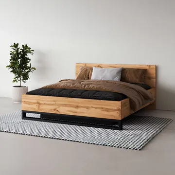 Seng Halle S med ramme med gasløft og opbevaringskasse - 180 cm - Møbler - Senge - Sengeramme & sengestel
