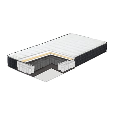 Seng HOME4YOU Chamba 160x200 cm med madras Uno - natur - Møbler - Senge - Komplet sengepakke
