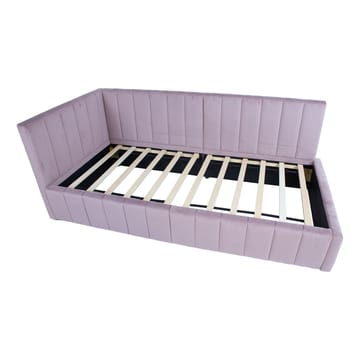 Seng HOME4YOU Jasper 90x200 cm 100x40xh115 cm, Sort - Pink - Møbler - Senge - Sengeramme & sengestel
