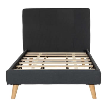 Seng HOME4YOU Juno 90x200 cm grå - grå - Møbler - Senge - Sengeramme & sengestel