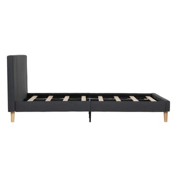 Seng HOME4YOU Juno 90x200 cm grå - grå - Møbler - Senge - Sengeramme & sengestel
