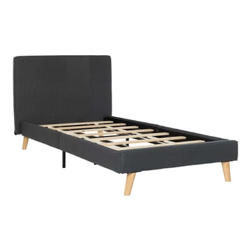 Seng HOME4YOU Juno 90x200 cm grå - grå - Møbler - Senge - Sengeramme & sengestel