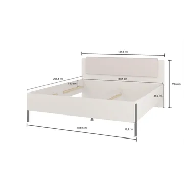 Seng Jukon S - 180 cm - Møbler - Senge - Sengeramme & sengestel