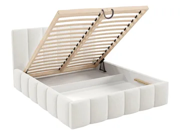 seng Lunaro Lambi 01 140x200 - hvid - Møbler - Senge - Sengeramme & sengestel