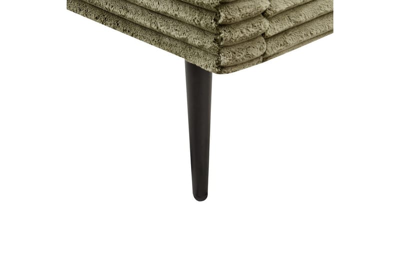 Seng med lamelbund Flayat - Grøn, Sort, 140x200 cm - Møbler - Senge - Sengeramme & sengestel