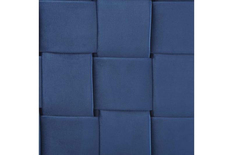 Seng med lamelbund Limoux - Blå, 140x200 cm - Møbler - Senge - Sengeramme & sengestel