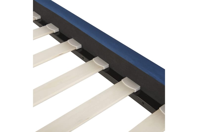 Seng med lamelbund Limoux - Blå, 140x200 cm - Møbler - Senge - Sengeramme & sengestel