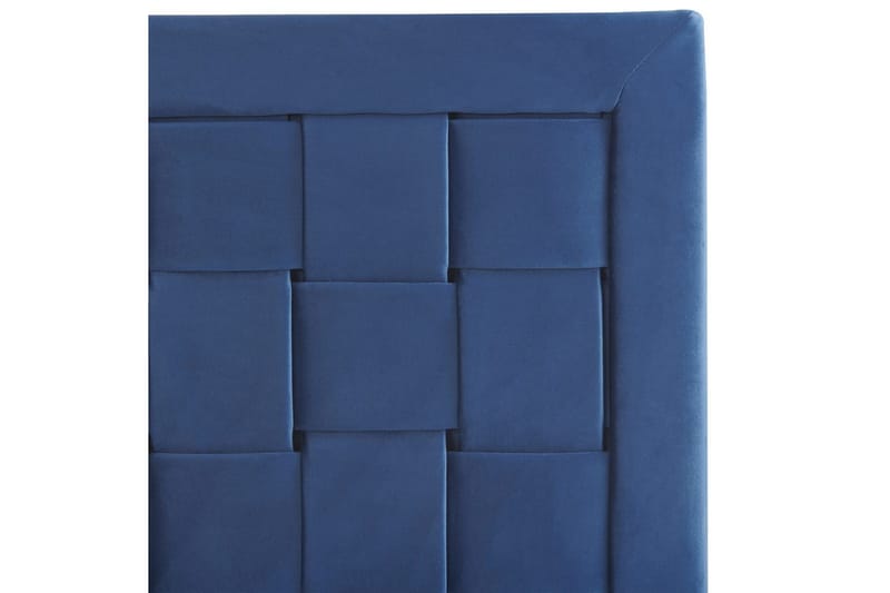 Seng med lamelbund Limoux - Blå, 140x200 cm - Møbler - Senge - Sengeramme & sengestel