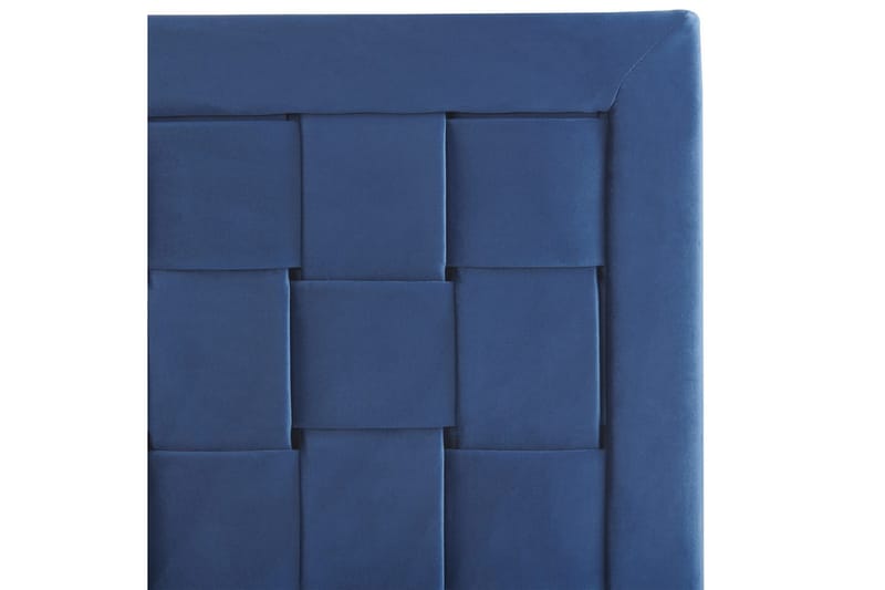 Seng med lamelbund Limoux - Blå, 160x200 cm - Møbler - Senge - Sengeramme & sengestel