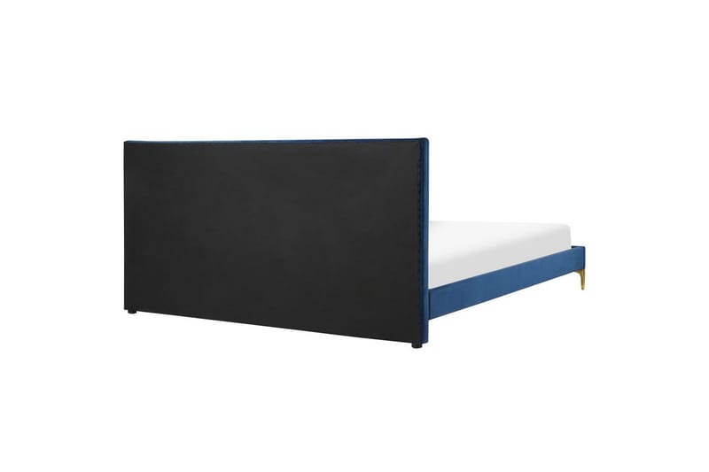 Seng med lamelbund Limoux - Blå, 180x200 cm - Møbler - Senge - Sengeramme & sengestel